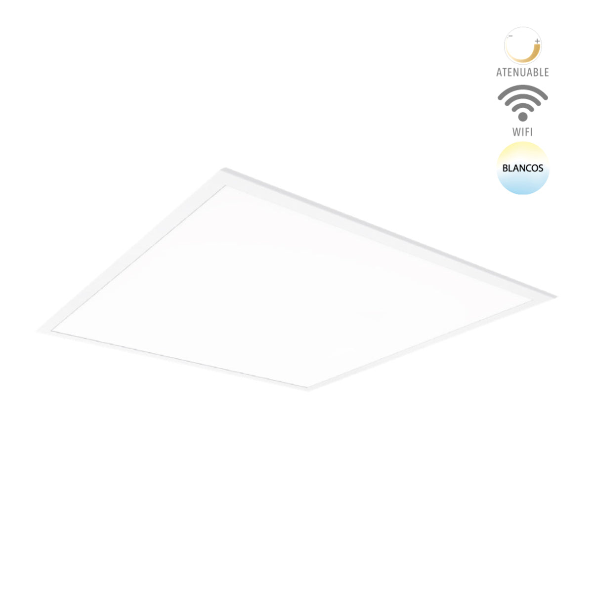 FLAT PANEL EMPOTRABLE ATENUABLE INTELIGENTE LED 40W 100-240V 40PANLEDMVBTCWN PANEL 60X60 SMART INTELIGENTE TECNOLITE CONNECT