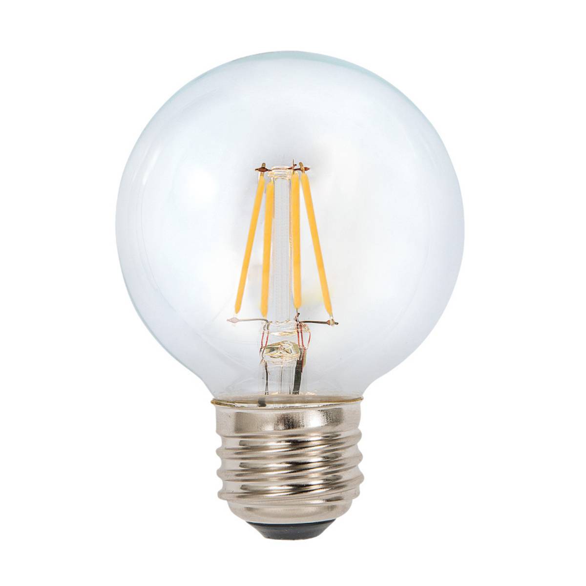 FOCO LED ATENUABLE CON FILAMENTO GLOBO G80 4.5W 127V 450LM 27K E27 4DG80LEDF27VT