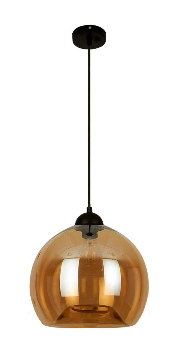 CANDIL ATENEA CRISTAL ÁMBAR SUSPENDIDO 8.5W 100-240V E27 60CTL8172MVCA