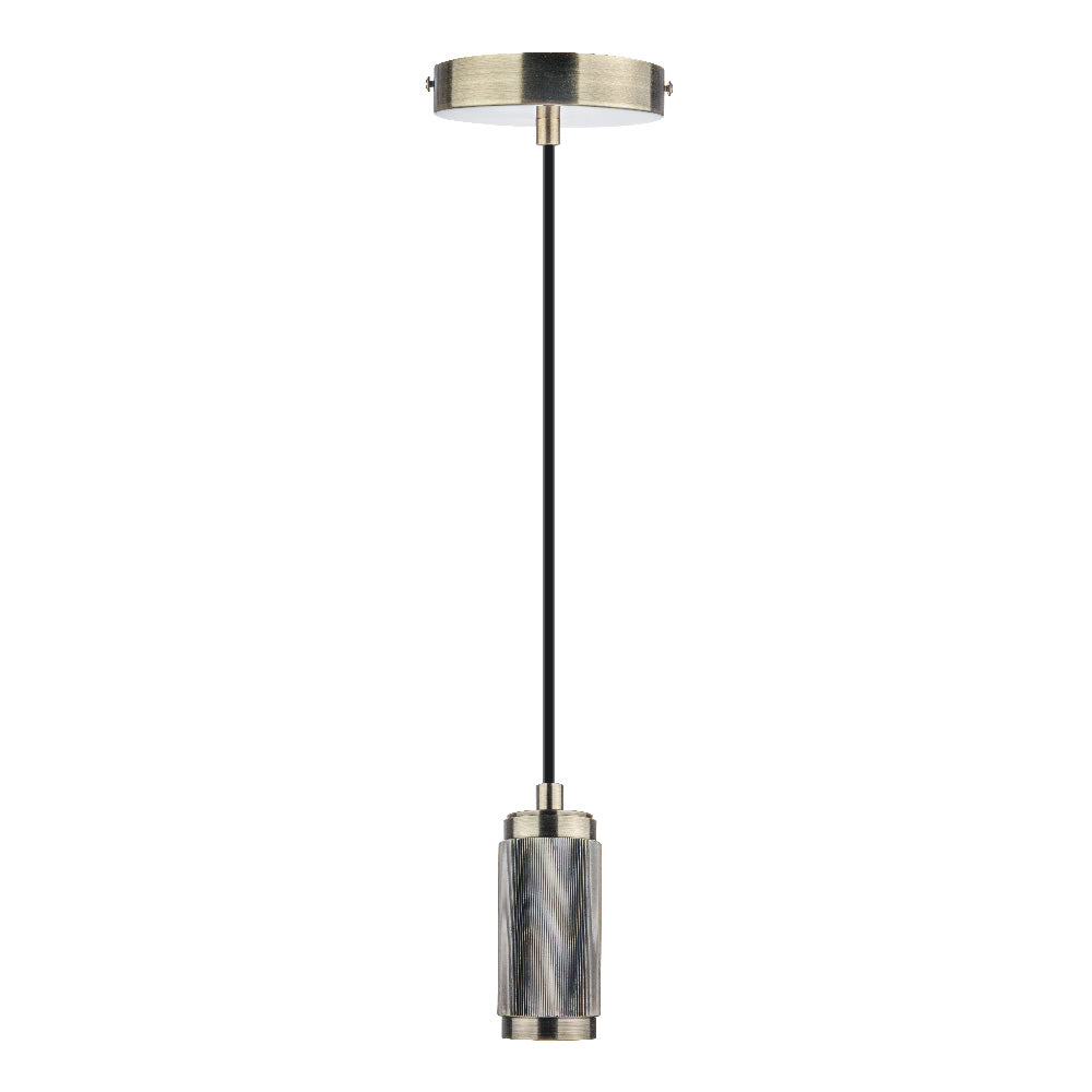 CANDIL SOCKET SUSPENDIDO PARA INTERIORES HIERRO ANTIGUO 8.5W 100-240V E27 60SOCK110MVE27HA