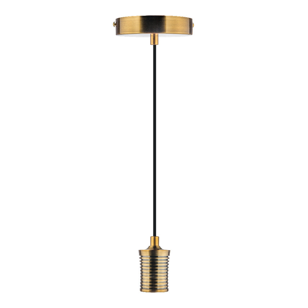 CANDIL SOCKET SUSPENDIDO PARA INTERIORES ORO 8.5W 100-240V E27 60SOCK112MVE27O