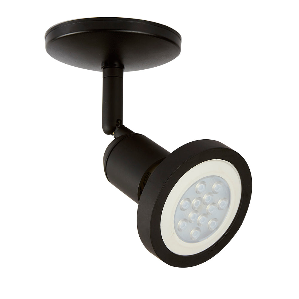 SPOT LED DE SOBREPONER PARA INTERIORES DE TECHO BELFORTI I NEGRO 13W 100-240V E27 75YS398MVN PARA FOCO PAR30