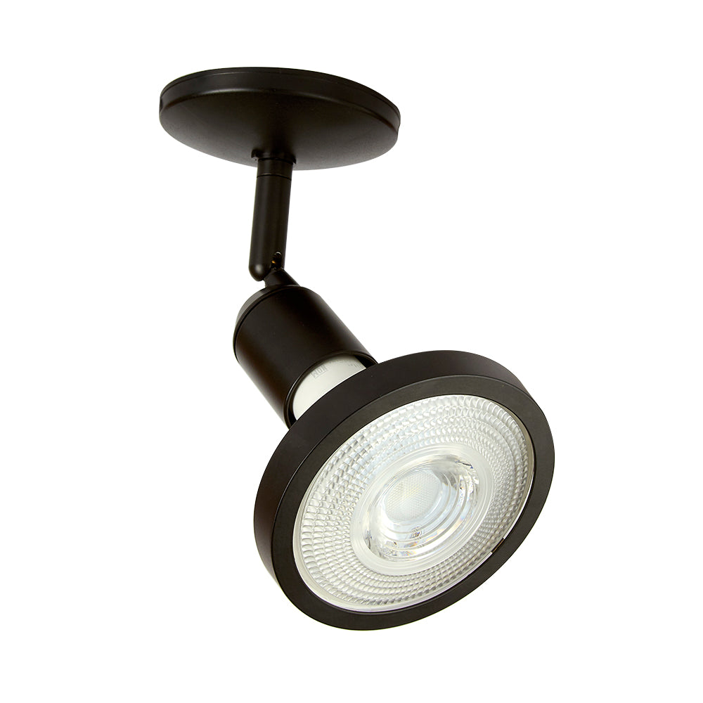 SPOT RIEL LED DE SOBREPONER PARA INTERIORES DE TECHO NEGRO 18W 100-240V E27 90YS400MVN