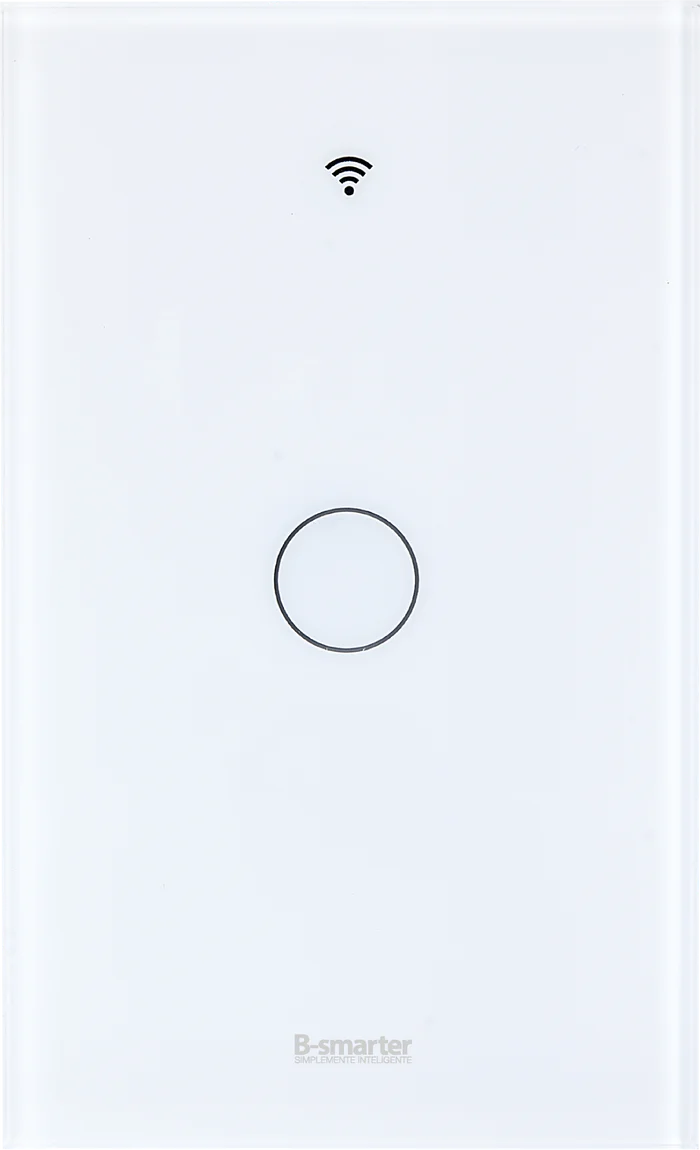 INTERRUPTOR SMART SENCILLO BLANCO SIN NEUTRO 600W 100-240V S12000TM APAGADOR SENCILLO INTELIGENTE BOOMER COLOR BLANCO NO REQUIERE CABLE NEUTRO