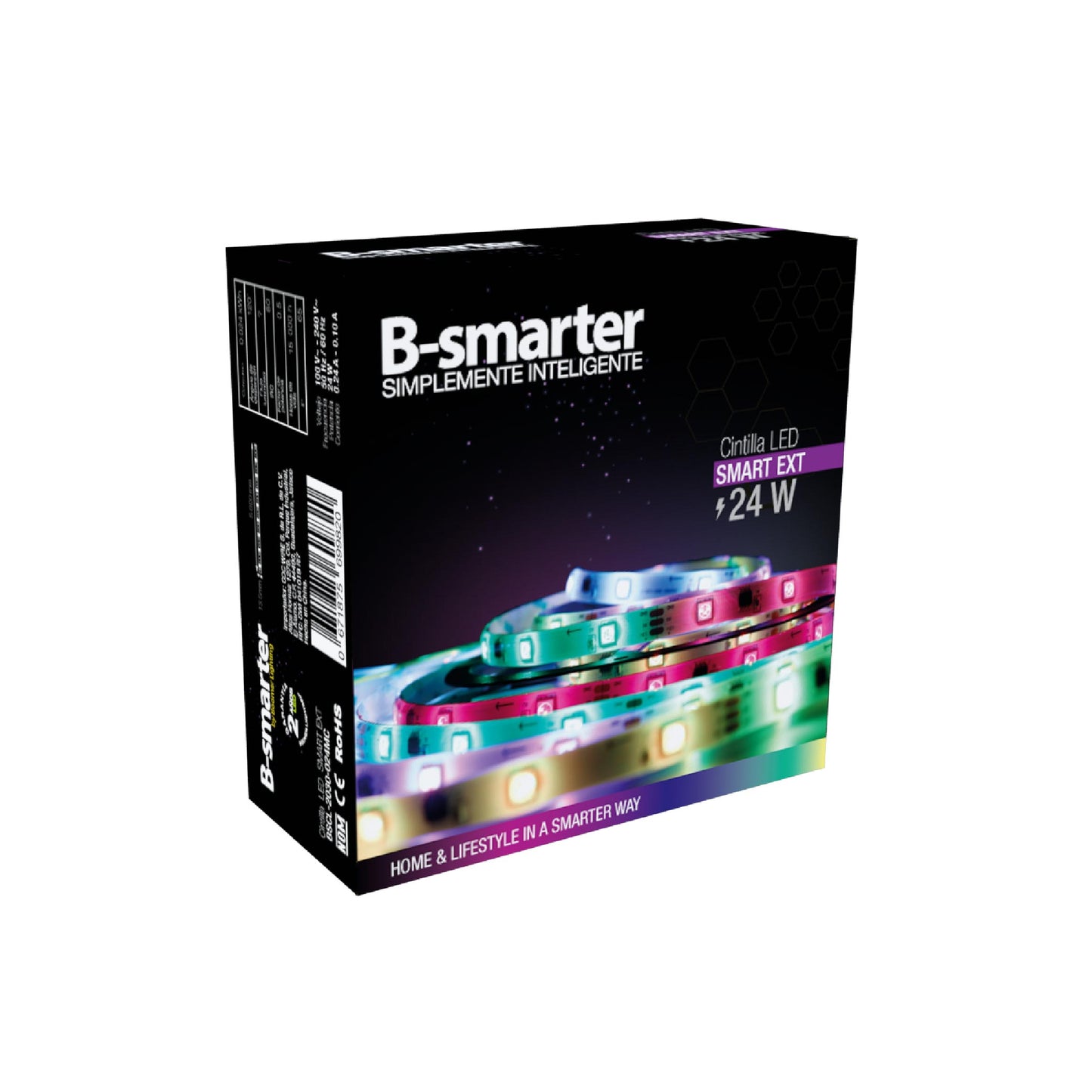 CINTILLA TIRA LED SMART PARA EXTERIORES 24 W 100-240V 1560lm RGB BSCL-2030-024MC