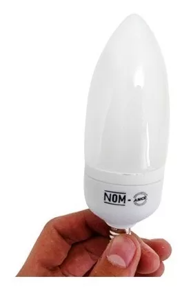 FOCO VELA E12 BLANCO CALIDO 9W