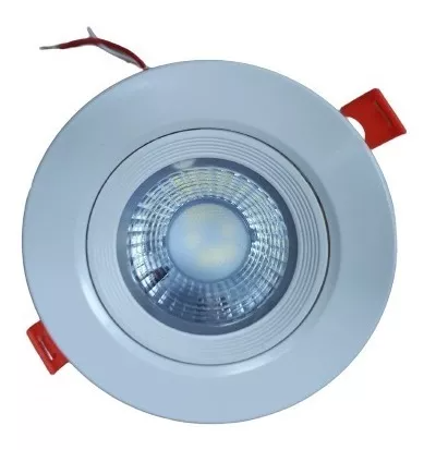 EMPOTRADO LED DIRIGIBLE 9W LUZ FRIA 100-240V