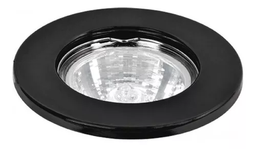 Spot Base Empotrable Para MR11/GU5.3 LED Negro EM8607/NE