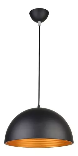 CANDIL COLGANTE NEGRO DE ALUMINIO BASE E26 51778