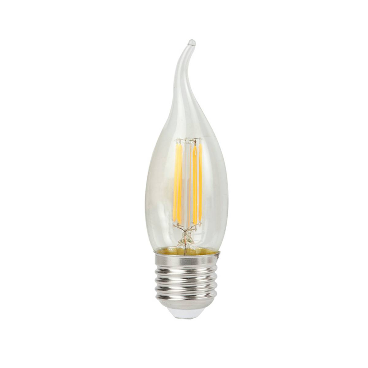FOCO LED VELA CON FILAMENTO GALLIUM II TRANSPARENTE 4.5W 127V 420LM 27K E27 FFE27D-LEDF001/27F