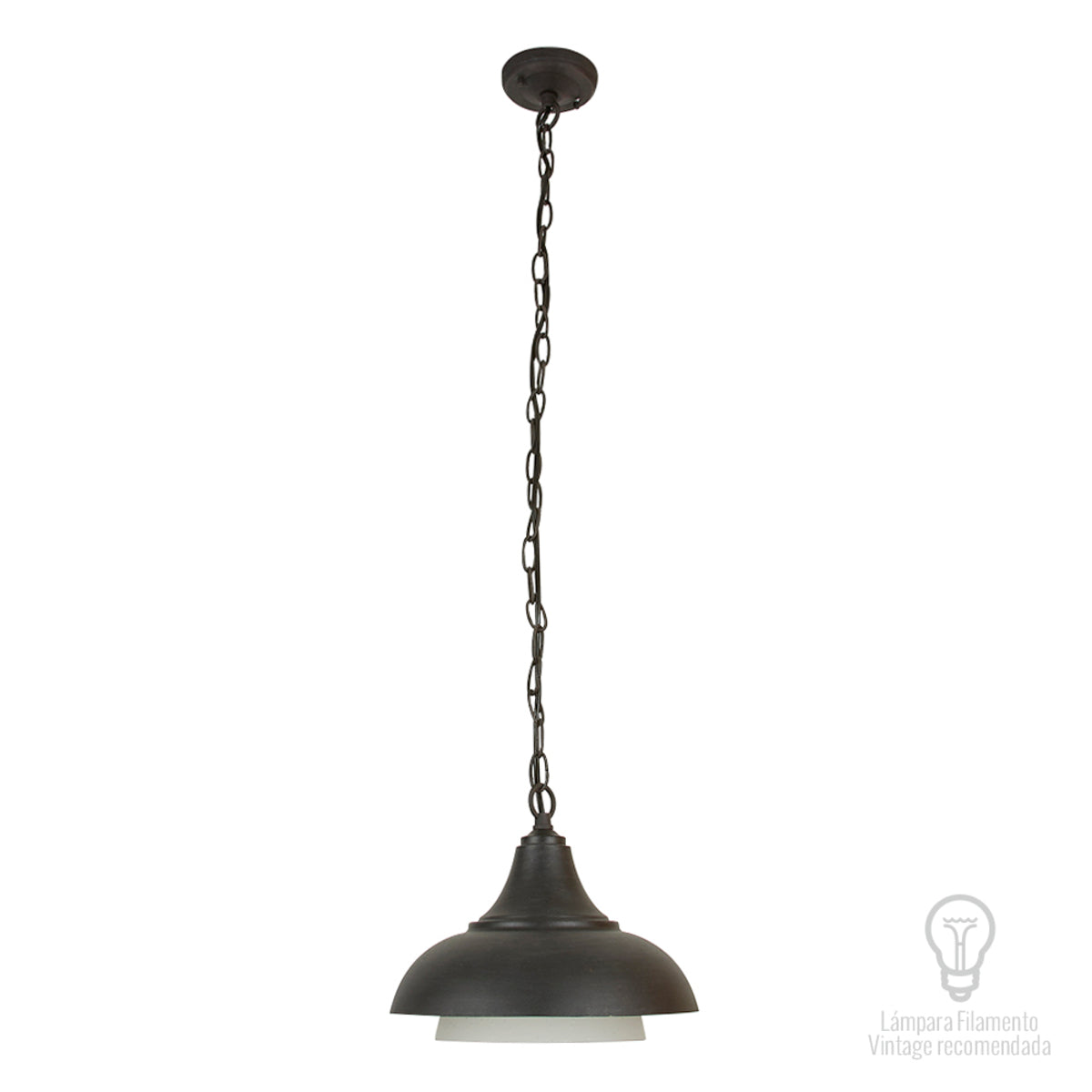 CANDIL COLGANTE SUSPENDIDO EXTERIOR S/L100-240V E27 FTL-3801/BA FTL-3801/BA