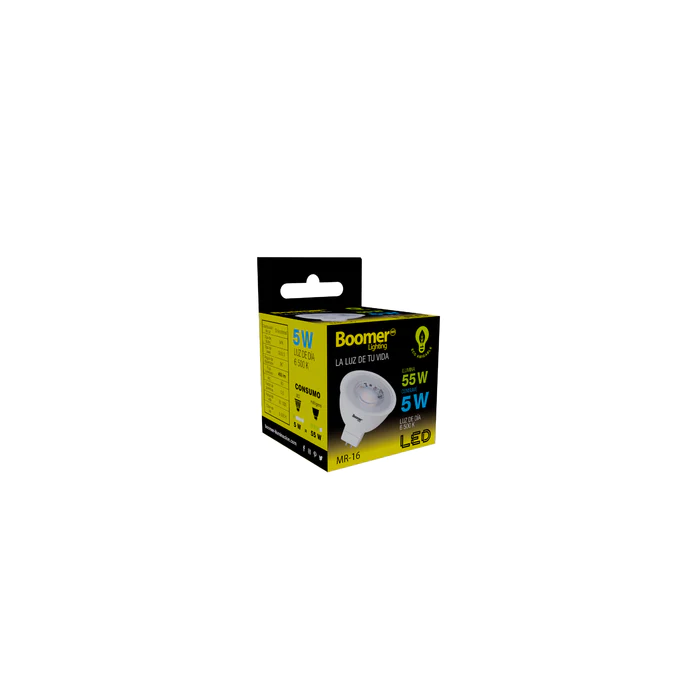 LÁMPARA FOCO LED MR16 5W 100-240V 65K FOLBOMR160056500