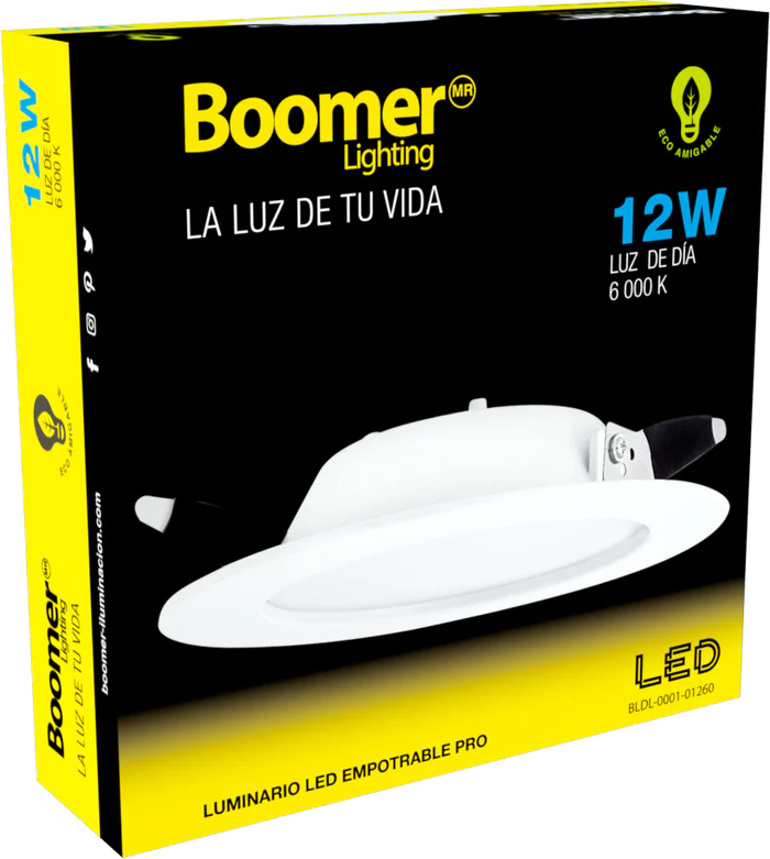 EMPOTRABLE LED PRO PANDORA BLANCO 12W 127V 60K BLDL-0001-01260