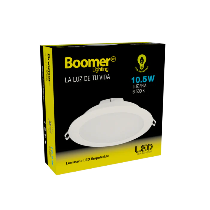LUMINARIO LED EMPOTRABLE PARA INTERIORES 10.5W 100-240V 6500K BLDL-0000-01065