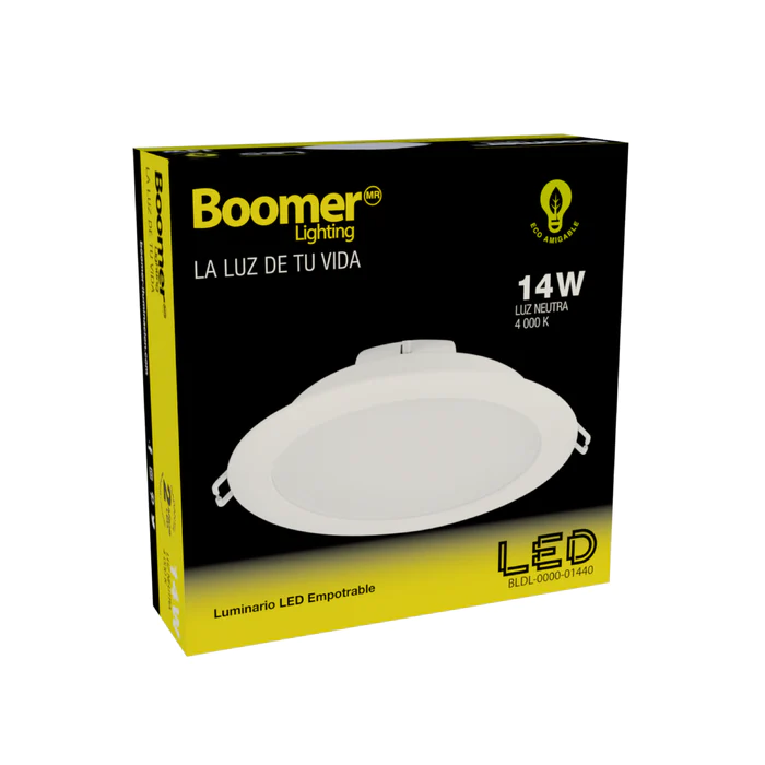 LUMINARIO LED EMPOTRABLE PARA INTERIORES 14W 100-240V 40K BLDL-0000-01440