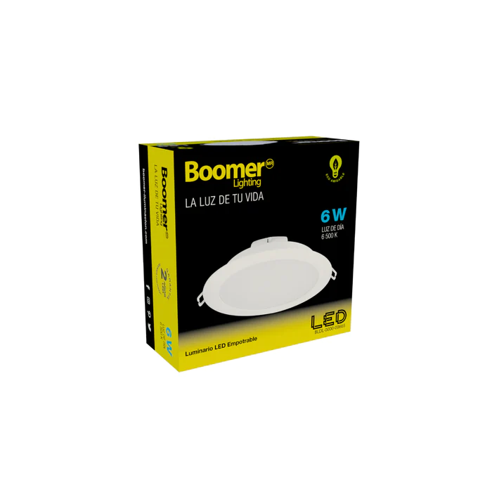 LUMINARIO LED EMPOTRABLE PARA INTERIORES 6W 100-240V 65K BLDL-0000-00665