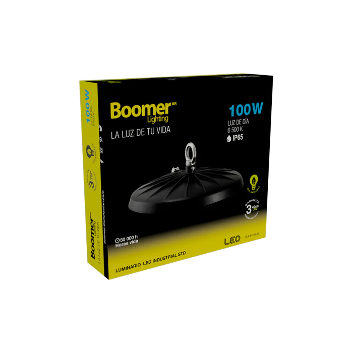 LUMINARIO LED INDUSTRIAL UFO ANTARES 100W 100-277V 50K BLIHB-100-65
