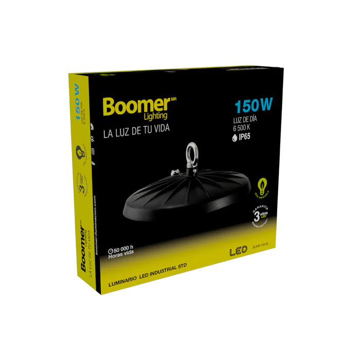LUMINARIO LED INDUSTRIAL UFO ANTARES 150W 100-277V 50K BLIHB-150-65