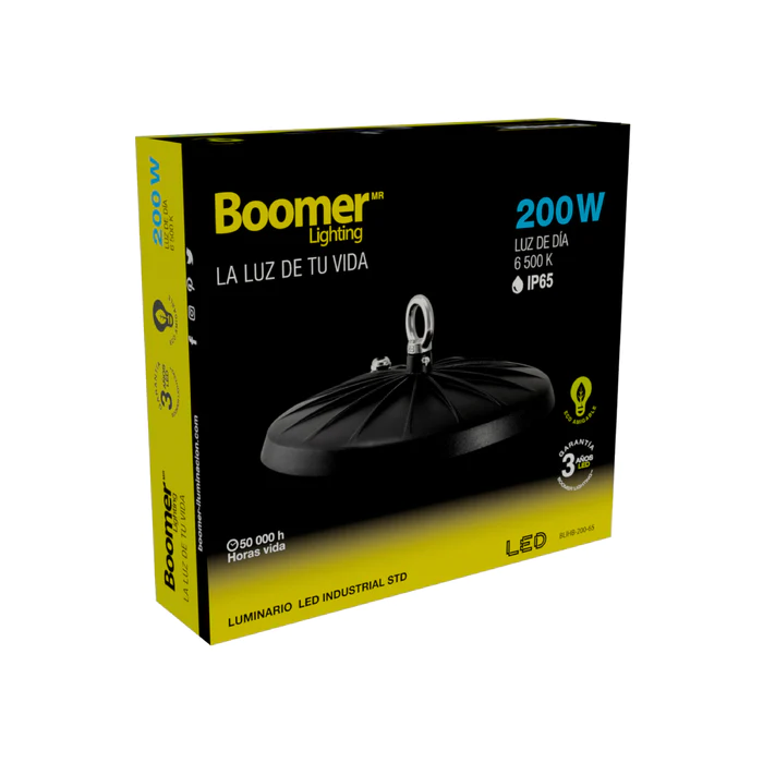 LUMINARIO LED INDUSTRIAL UFO ANTARES 200W 100-277V 50K BLIHB-200-65