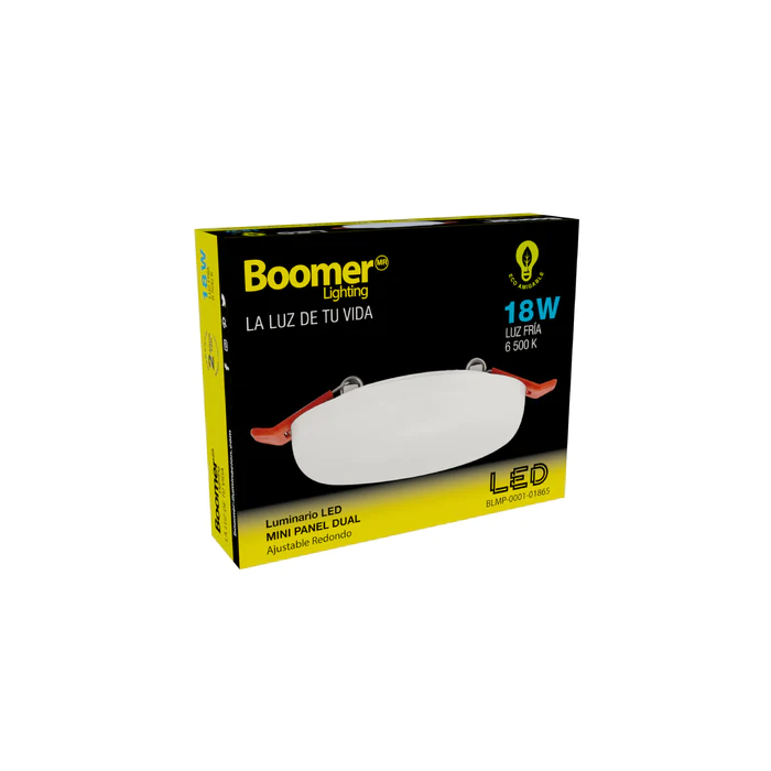 MINI PANEL LED REDONDO DUAL PARA INTERIORES ODISSEO 18W 100-240V 1980LM 65K BLMP-0001-01865