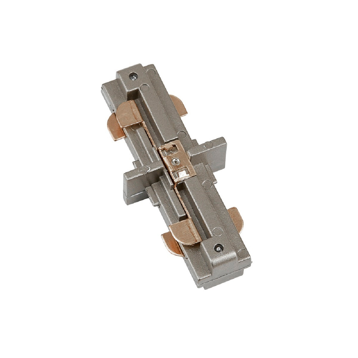 CONECTOR RECTO PARA RIEL DE SPOT SATINADO YS-I/S