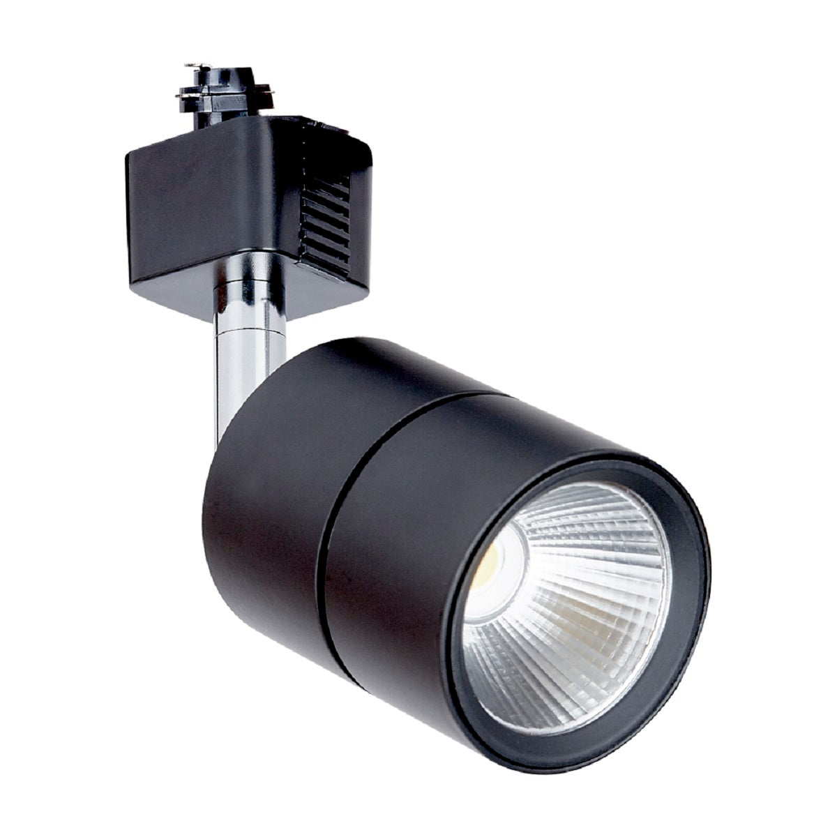 SPOT RIEL LED DE SOBREPONER PARA INTERIORES DE TECHO BOYERO NEGRO 12W 100-240V 800LM 30K YSNLED-367/N