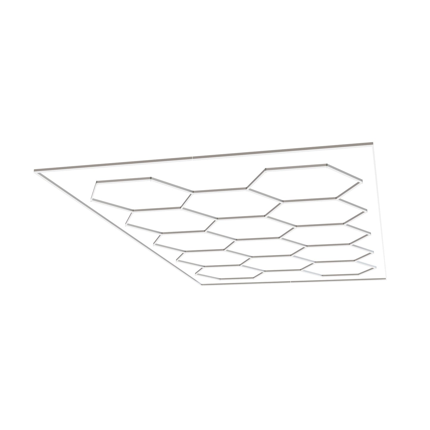KIT SUSPENDIDO HEXAGONAL LED 610W 67,100LM 40K LUZ NEUTRA TL APP HP-LED-KIT