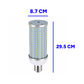 FOCO INDUSTRIAL MAZORCA LED E40 IP55 100W 10,000LM 65K LUZ FRÍA DELITE MAZORCA/100W/E40/65