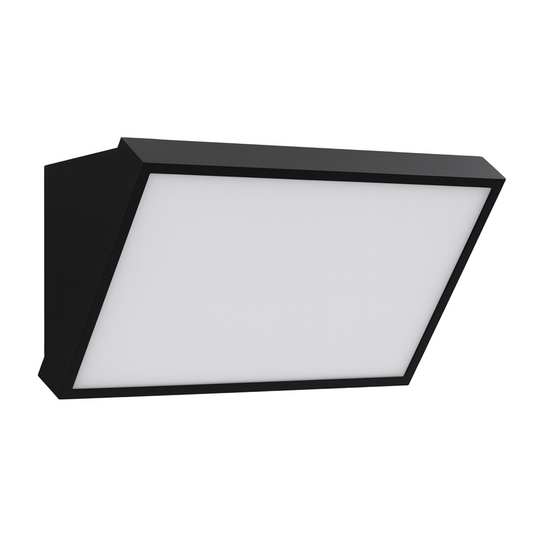 LÁMPARA MURO WALLPACK EXTERIOR NEGRO 20W 1600LM MULTI-TEMPERATURA LUMMI 1138
