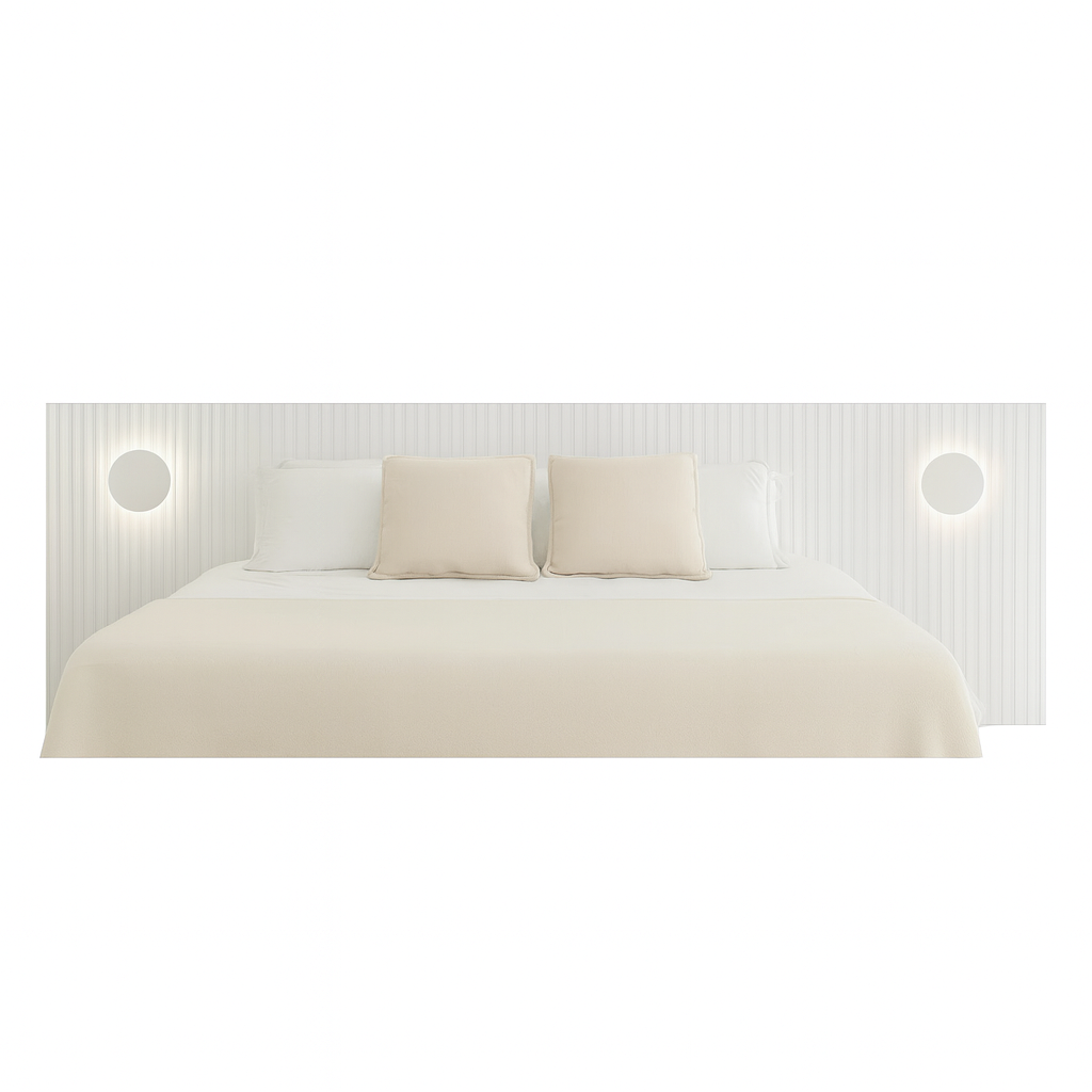 LÁMPARA DE MURO DECORATIVA CIRCULAR BLANCO 12CM 10W CCT MULTI-TEMPERATURA LUMMI 1215