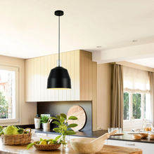 COLGANTE TECNOLITE HOME 2G NEGRO E26 MINOWA ALT 30CMS DIAM 25CMS 2G 2525N