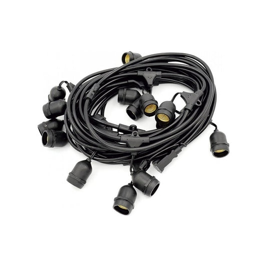 GUIRNALDA SERIE VINTAGE 10MTS CON 10 SOCKETS E26 (NO INCLUYE FOCOS)
