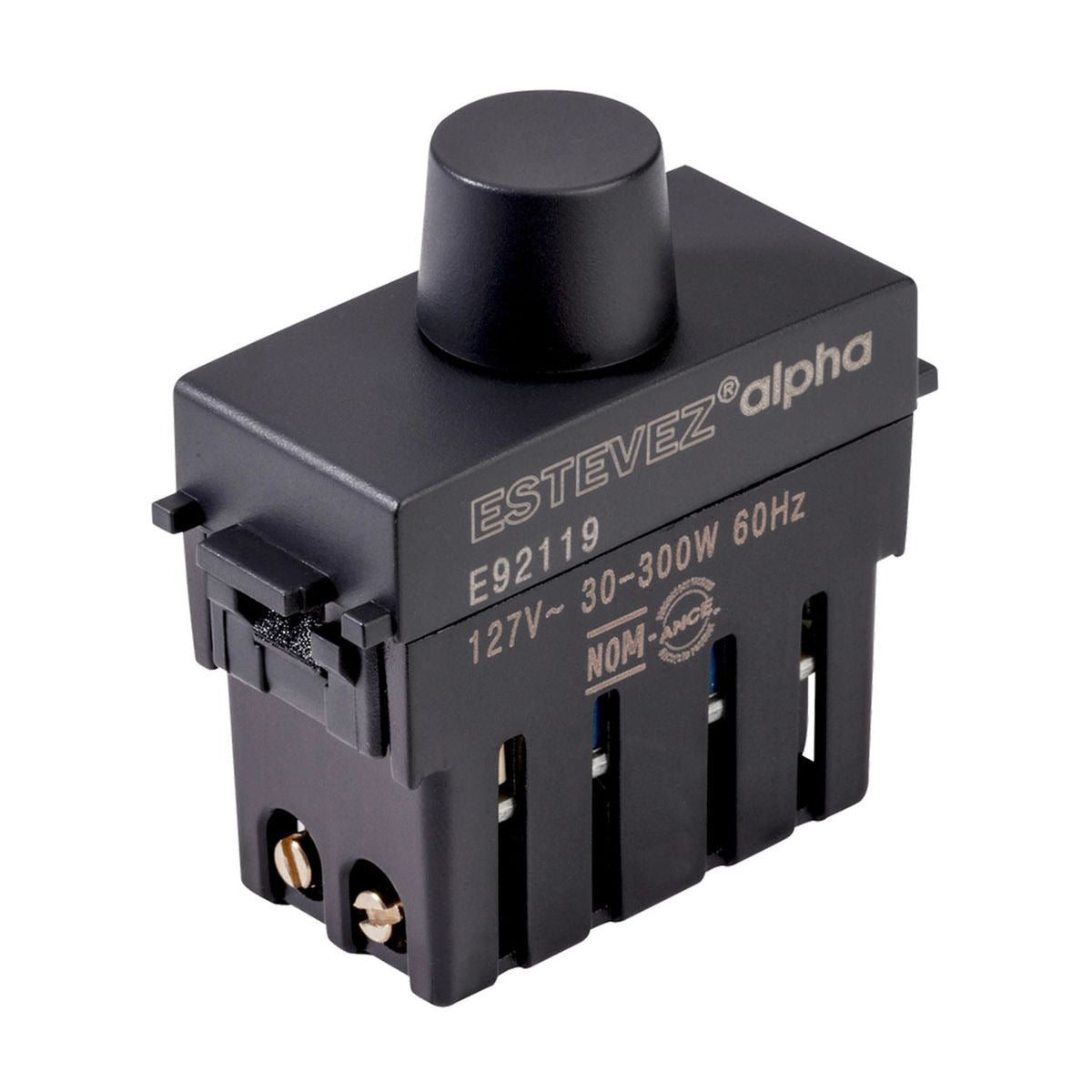 ATENUADOR DIMMER ROTATIVO 1 MODULO ALPHA ESTEVEZ E92119