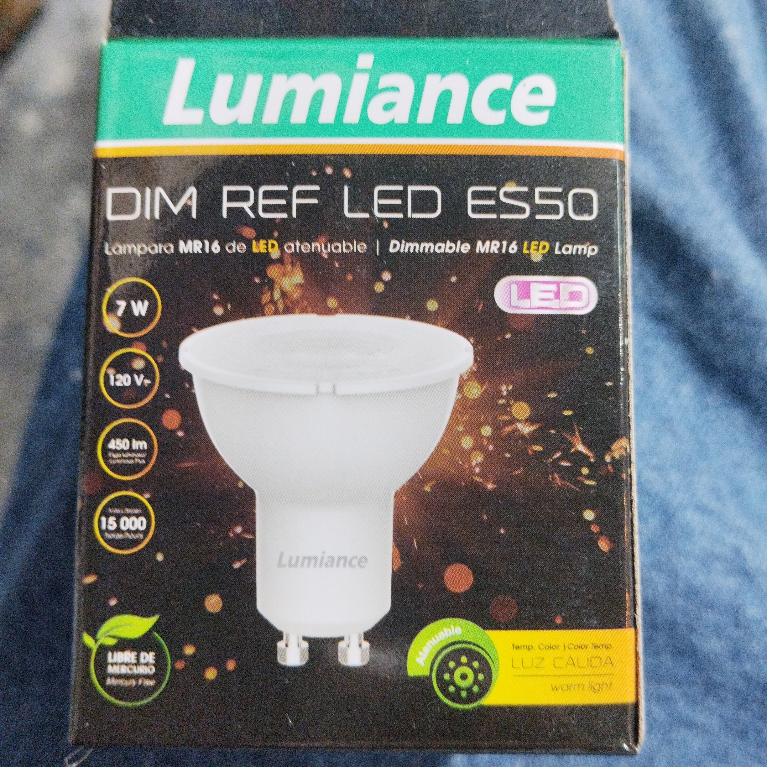 Foco Dim Ref LED ES50 7W 120V 450lm – Nosa.mx