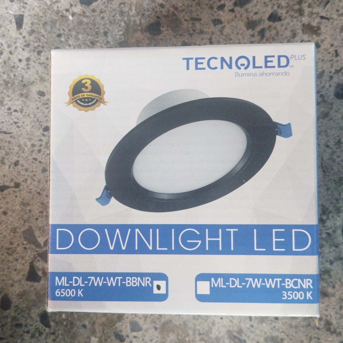 Downlight Led 7W black Frame  ML-DL-7W-WT-BBNR