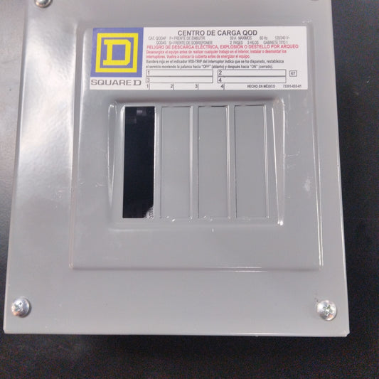 C.C 4P 60A 120/240V SOBREPONER SQD. P-9