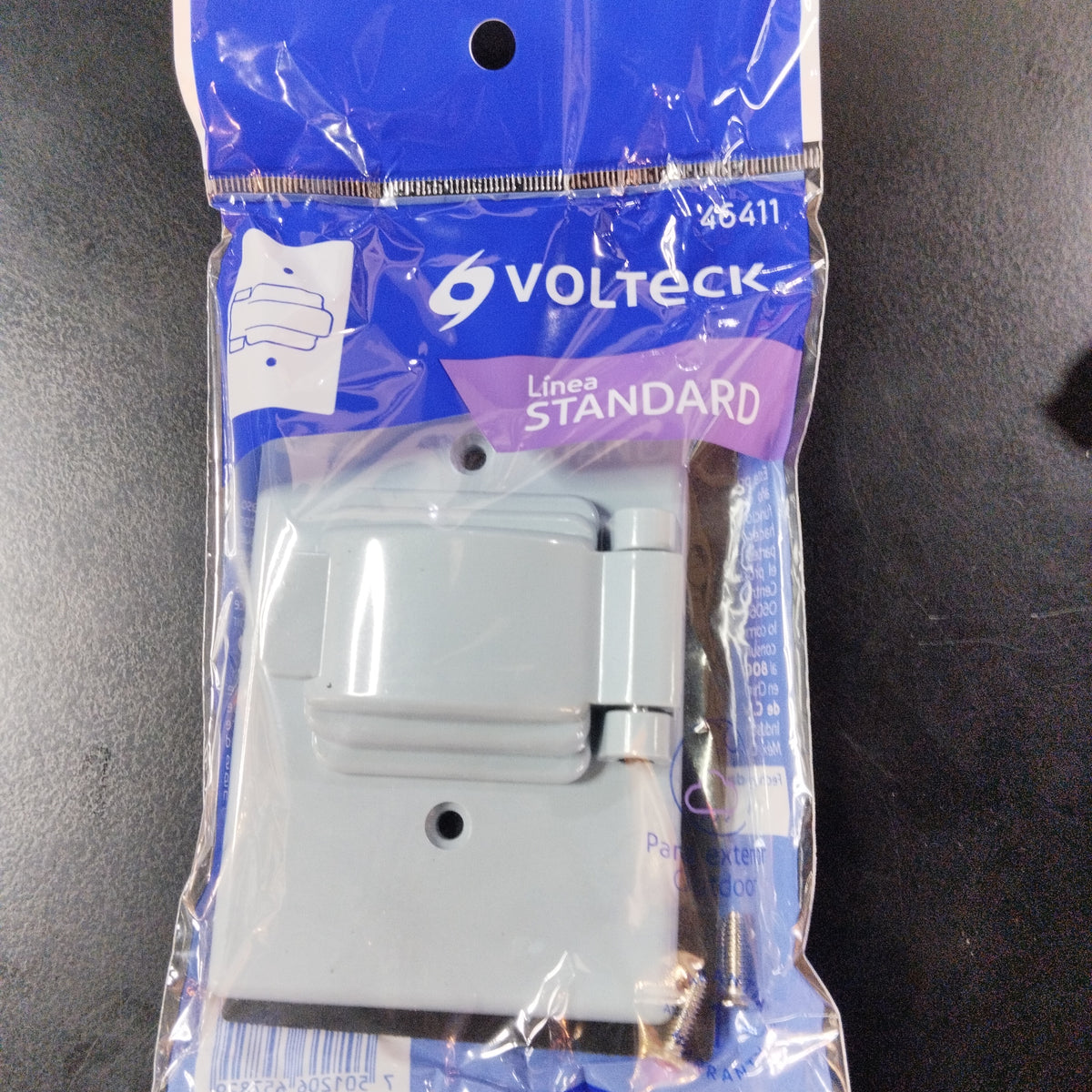 Placa contacto redondo policarbonato p/intemperie std. PPIN-SES 46411