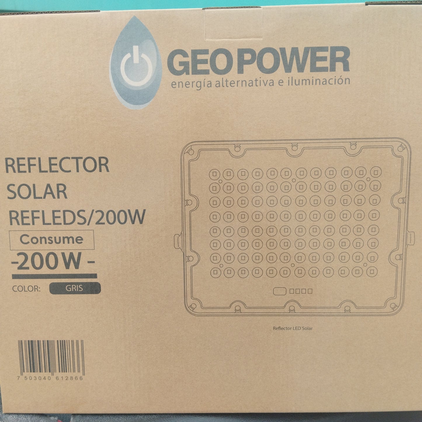 REFLECTOR SOLAR 200W 6500K REFLEDS/200W
