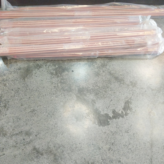 Varilla cobrizada semibrillante p/tierra física 1 mt. X 5/8"