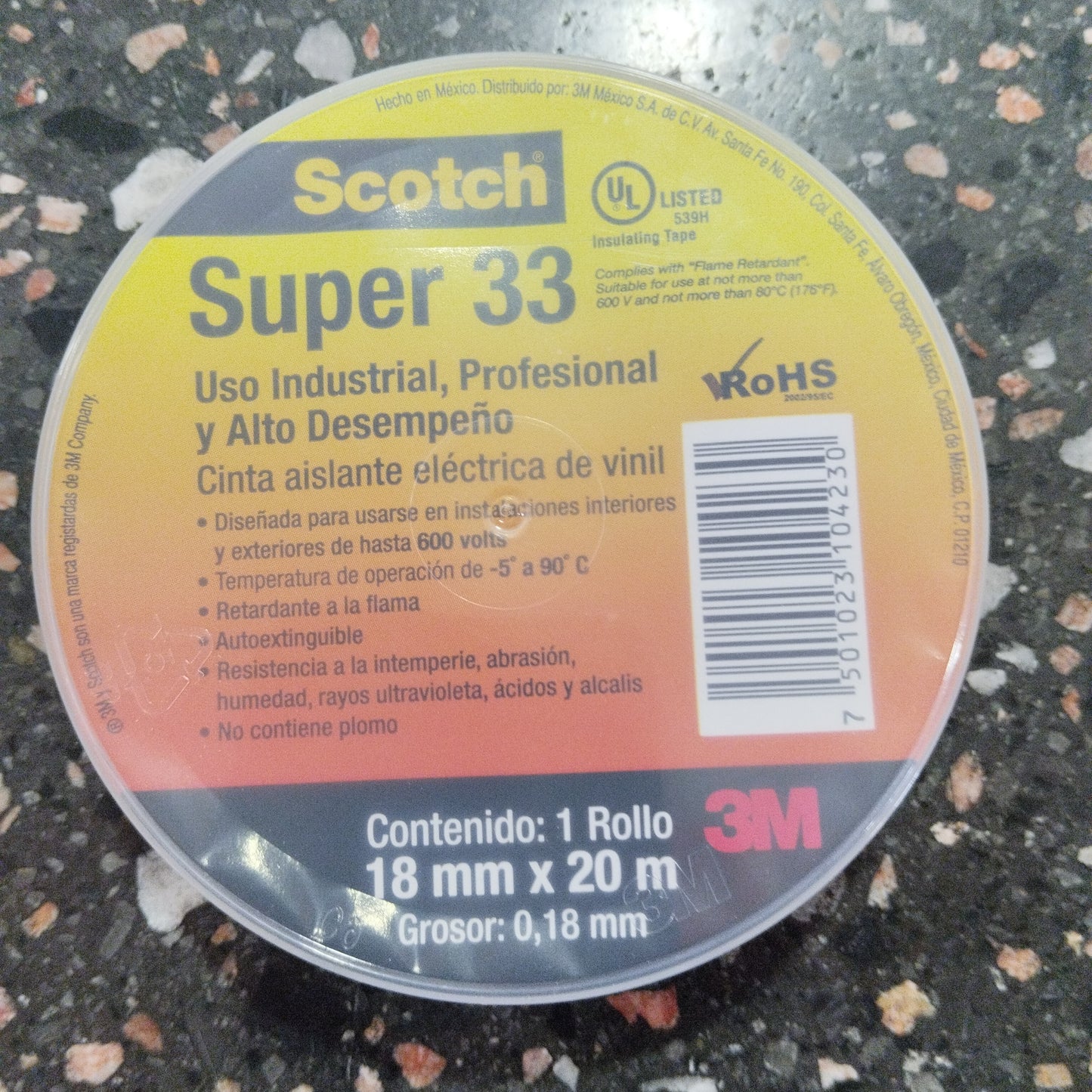 Cinta de PVC super 33 (3M033)