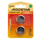 BLISTER 2 BATERÍAS DE BOTÓN CR2450 3V LITIO AIGOSTAR 560337