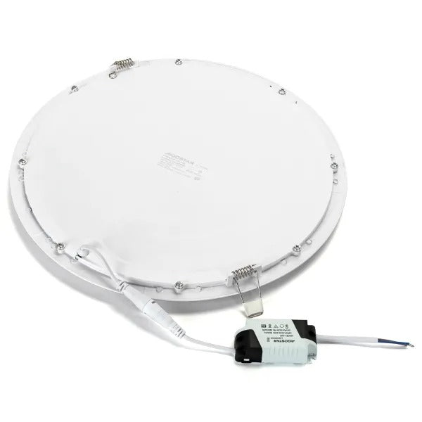 PANEL SLIM EMPOTRADO LED REDONDO 24W 30K LUZ CÁLIDA AIGOSTAR 675512