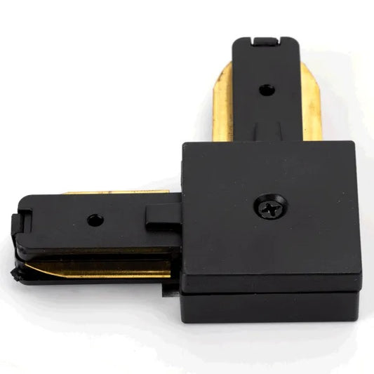 CONECTOR COPLE "L" RIEL NEGRO AIGOSTAR 690430 ANGULO EN 90° PARA RIEL