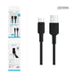 CABLE DE DATOS Y CARGA 2.4AMPS CON 2.00 METROS DE LONGITUD USB-A A TIPO-C AIGOSTAR 696173