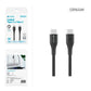 CABLE DE DATOS Y CARGA RAPIDA 1 METRO USB TIPO C 60W 3A AIGOSTAR 606301 CARGADOR