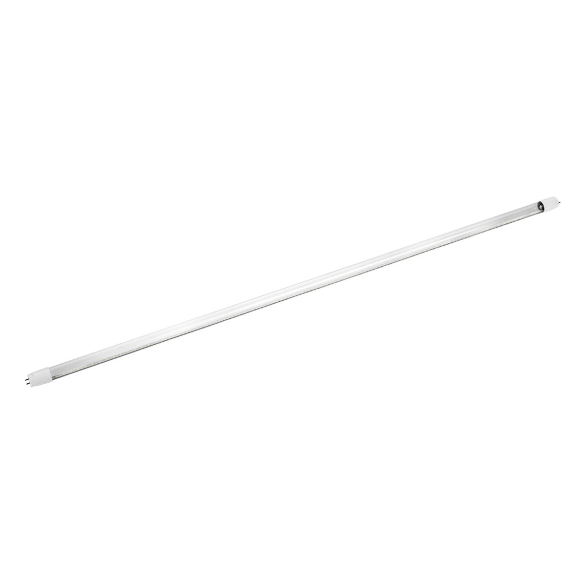 LÁMPARA LED TUBO T8 CRISTAL TRANSPARENTE LUZ NEUTRA 18W 100-277V 1600LM 40K 18T8LED120MV40CT
