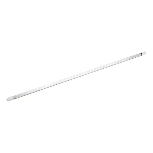 LÁMPARA LED TUBO T8 CRISTAL TRANSPARENTE LUZ NEUTRA 18W 100-277V 1600LM 40K 18T8LED120MV40CT
