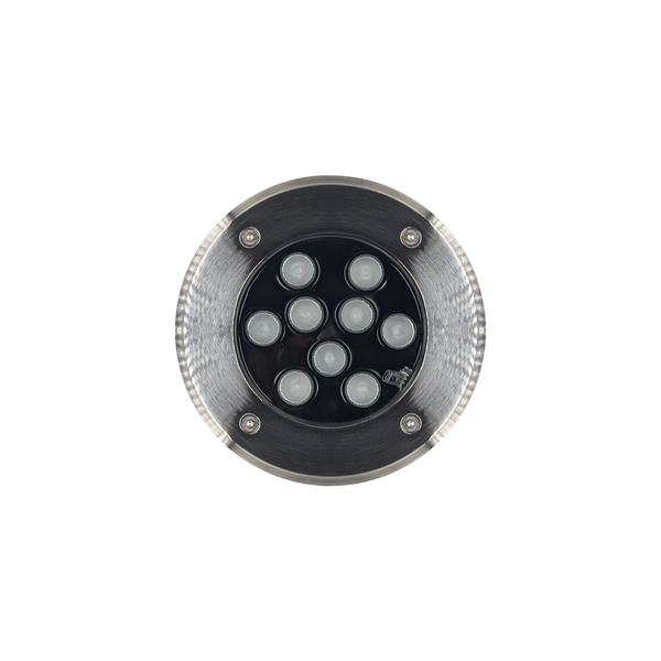 SPOT LED DE PISO RGB CON CONTROL 9W MUNDO LUCIDO EMP9-RGB