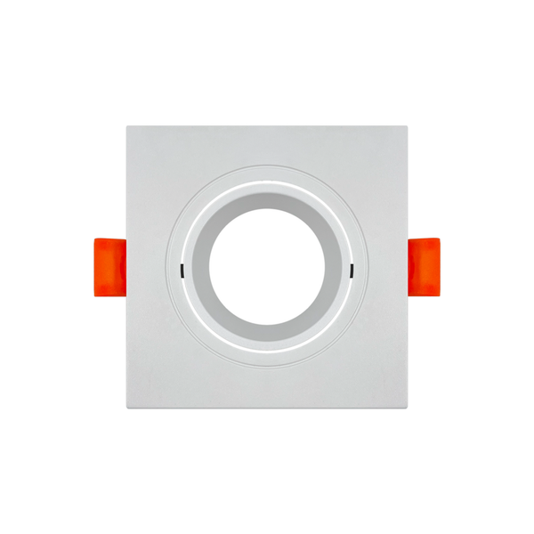 SPOT DOWN LIGHT CUADRADO EMPOTRABLE DIRIGIBLE BLANCO BASE GU5.3 (PHILCO) NO INCLUYE FOCO