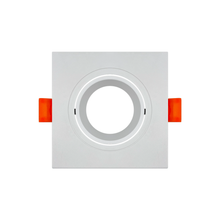 SPOT DOWN LIGHT CUADRADO EMPOTRABLE DIRIGIBLE BLANCO BASE GU5.3 (PHILCO) NO INCLUYE FOCO
